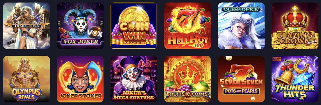Jocuri pe care le poți juca la Vox Casino